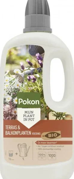 Pokon Bio Terras & Balkon Planten Voeding 1L