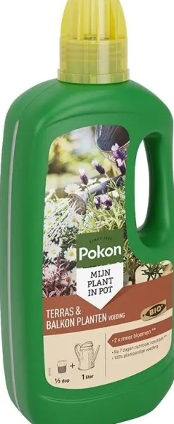 Pokon Bio Terras & Balkon Planten Voeding 1L