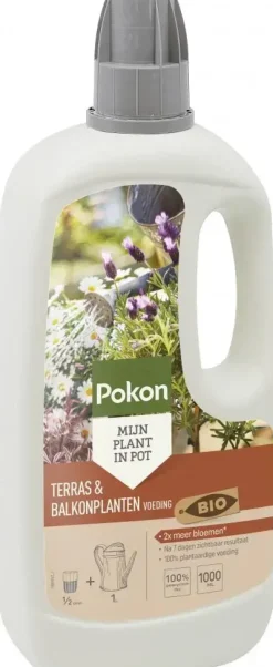 Pokon Bio Terras & Balkon Planten Voeding 1L