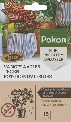 Pokon Bio Vangplaatjes tegen Rouwvliegjes 15st.
