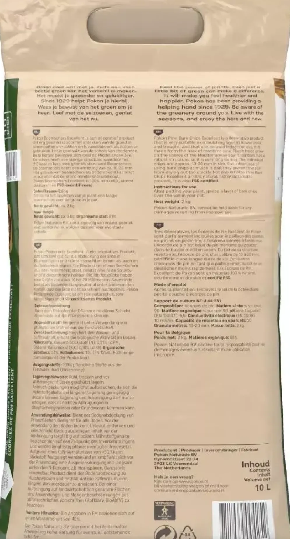 Pokon Boomschors Excellent 10L
