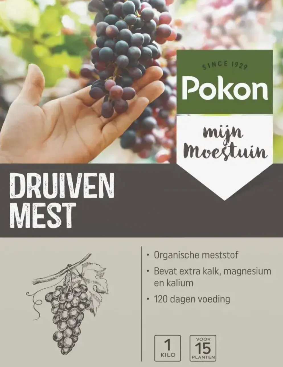 Pokon Druiven Mest 1kg