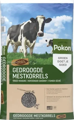 Pokon Gedroogde Mestkorrel 20kg