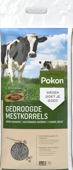 Pokon Gedroogde Mestkorrel 10kg