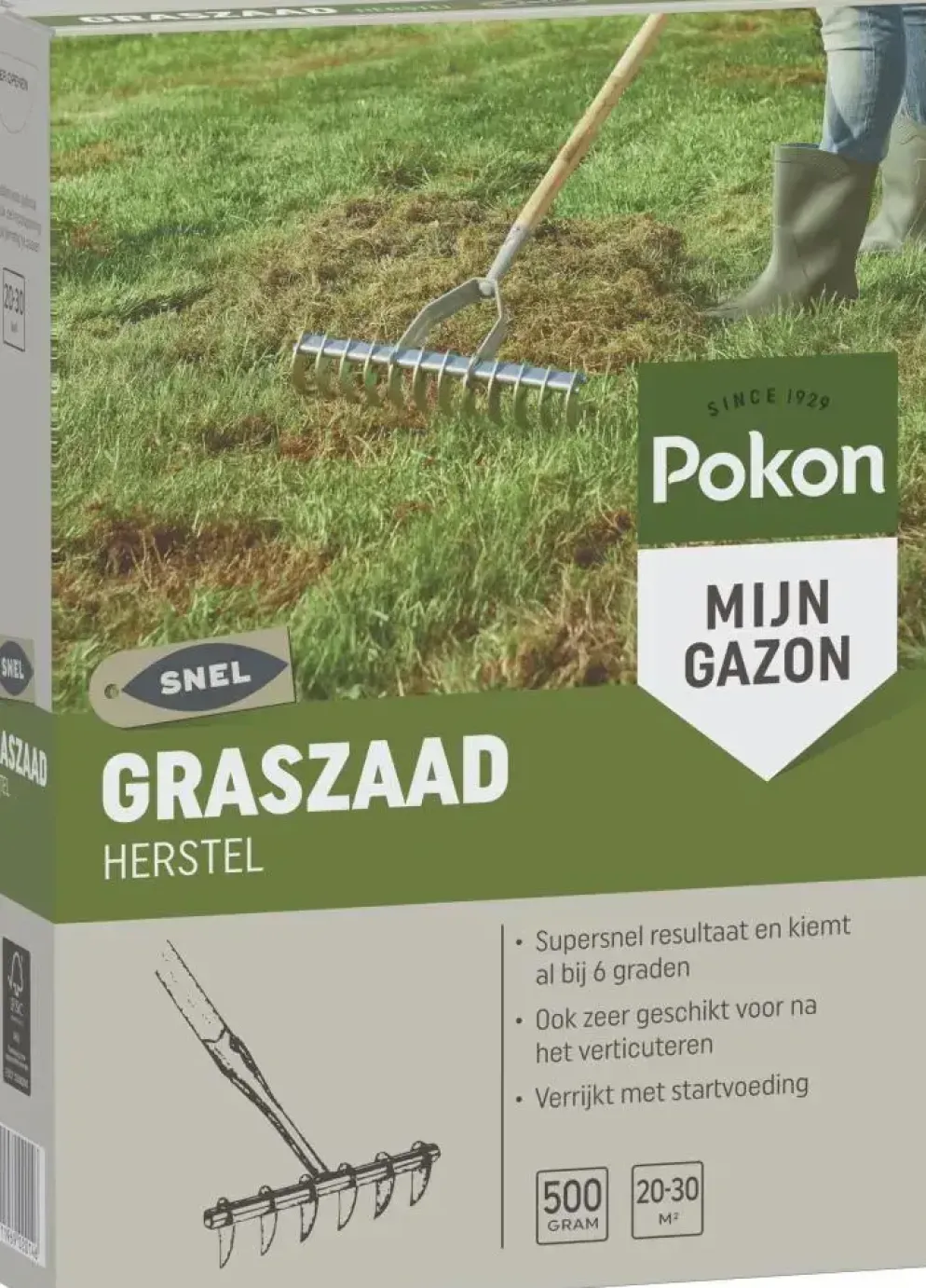 Pokon Graszaad Herstel SOS 500gr