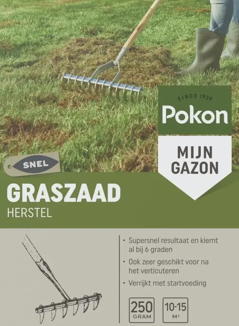 Pokon Graszaad Herstel SOS 250gr