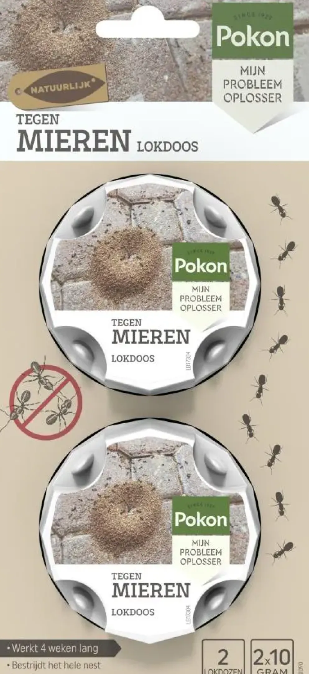 Pokon Mieren Lokdoos 2st | Mierenbestrijding
