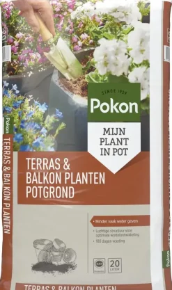 Pokon Potgrond Terras & Balkon Planten 20L