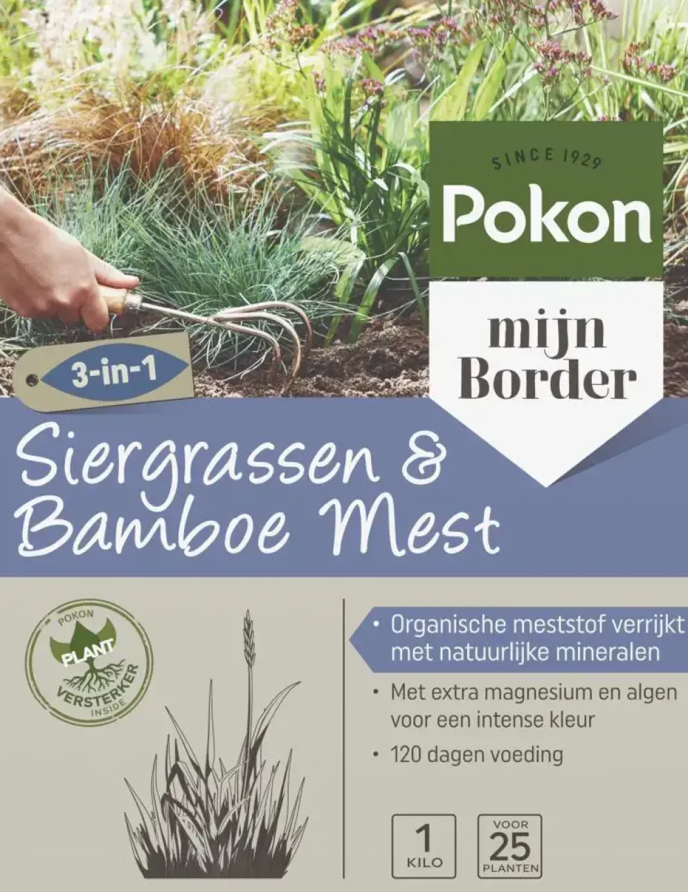 Pokon Siergrassen & Bamboe Mest 1kg