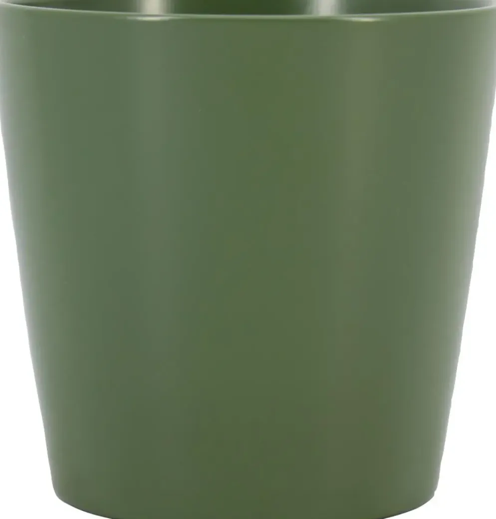 Pot Dallas keramiek d19h18cm mosgroen mat es/17