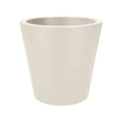 Pot pure straight d50cm linnen wit