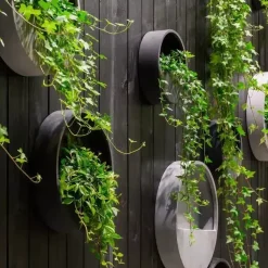 Pottery Pots muurpot wally hang xs 30x9cm black