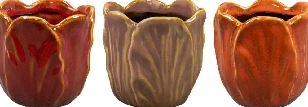 Pot tulip kleur d8 h8