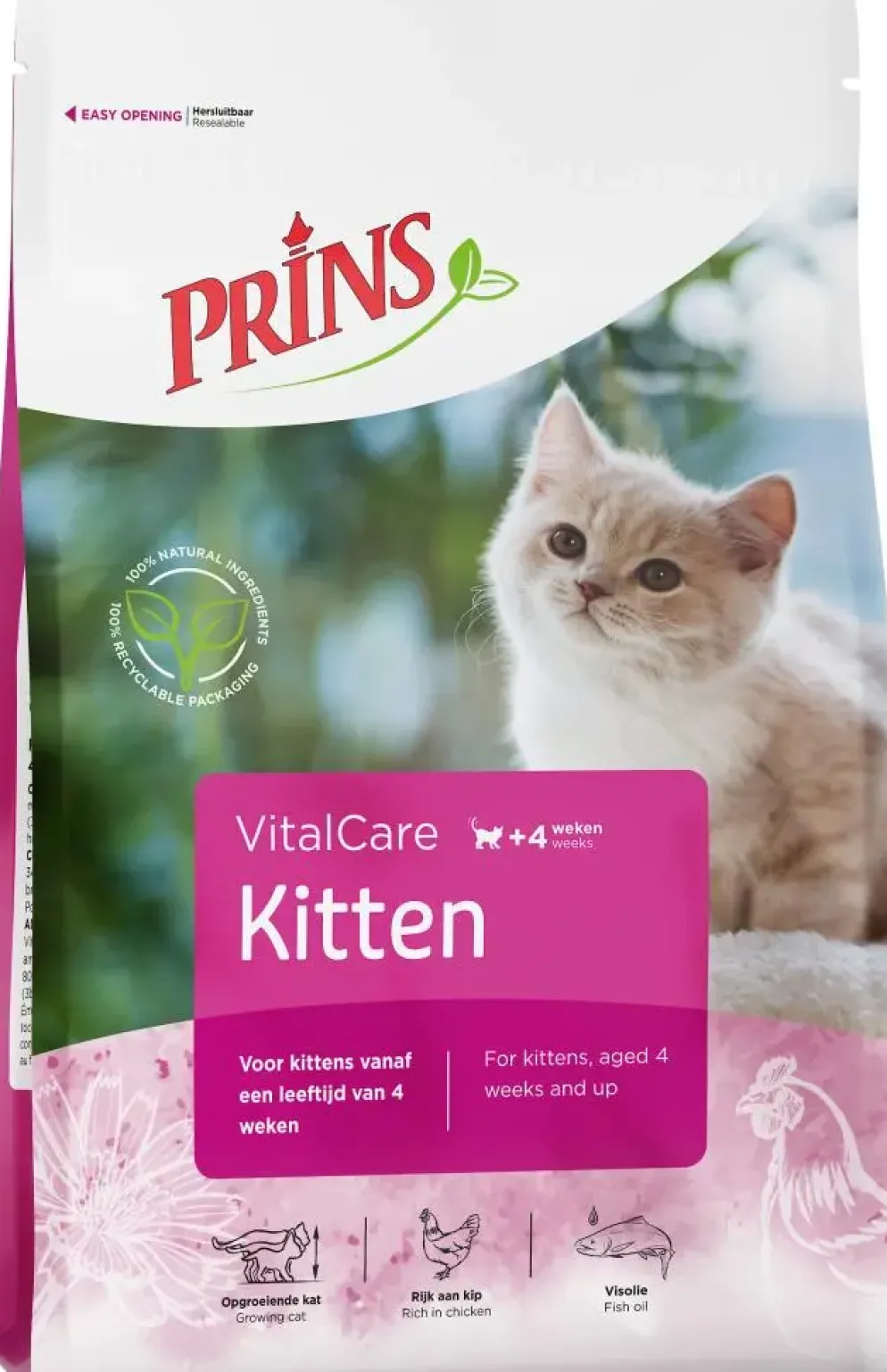 Prins kattenvoeding VitalCare Kitten 4kg