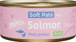 Prins kattenvoeding Wet food Salmon&Chicken Soft Paté 70g