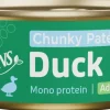 Prins kattenvoeding Wet food Duck Chunky Paté 70g