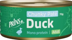 Prins kattenvoeding Wet food Duck Chunky Paté 70g