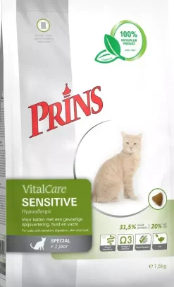 Prins VitalCare Sensitive hypoallergeen 1,5 kg