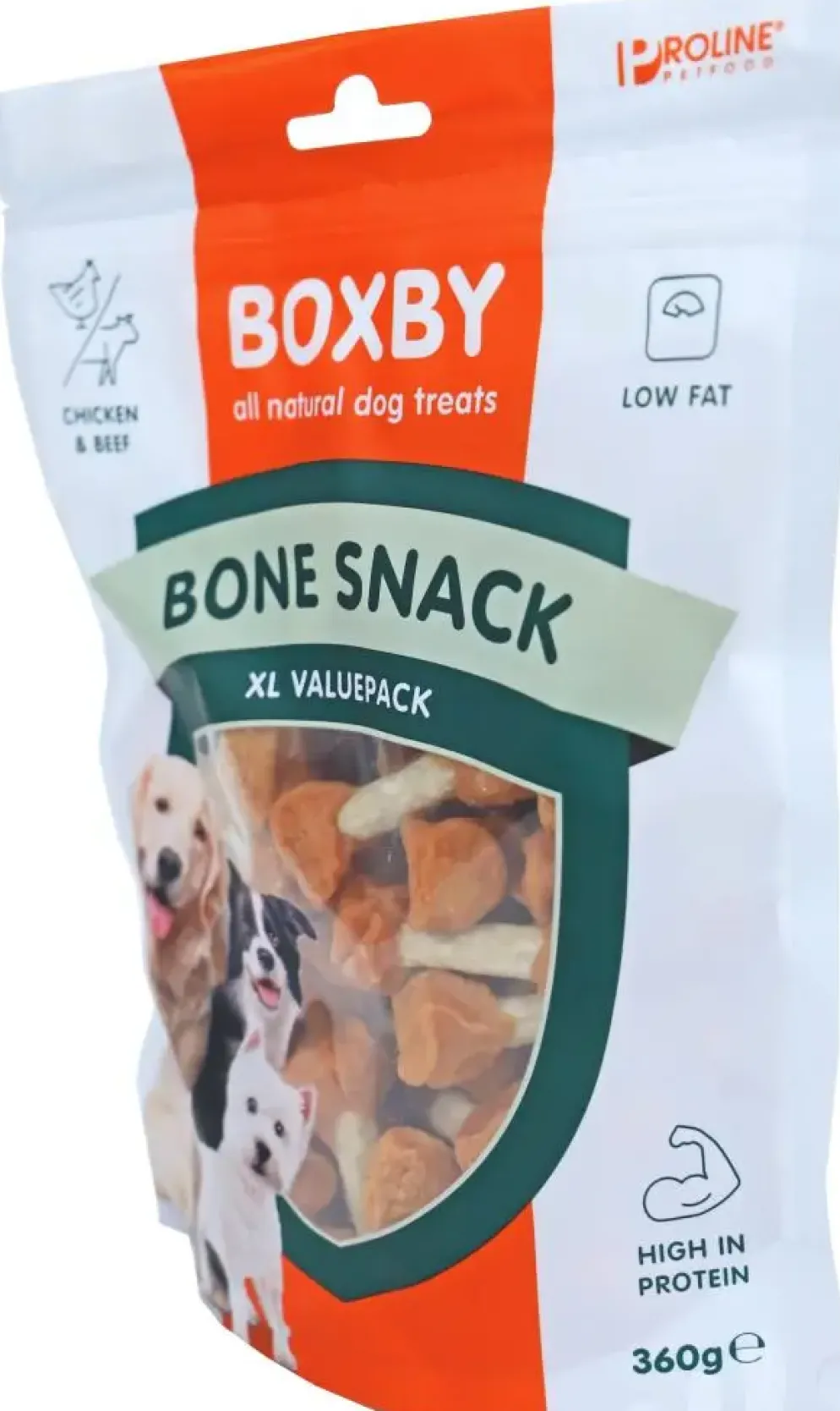 Proline Boxby bone snack XL valuepack, 360 gram. (10)