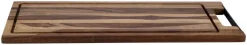 Pure Rose Wood serveerplank recht met sapgoot 49 cm