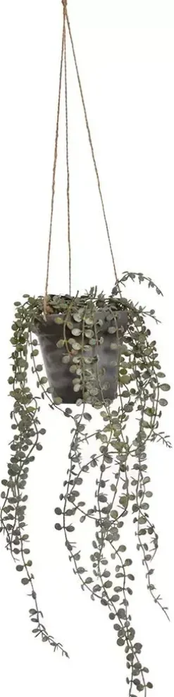 Pure Royal kunst hangplant blad 45cm groen