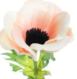 Pure Royal kunsttak anemone 60cm perzik