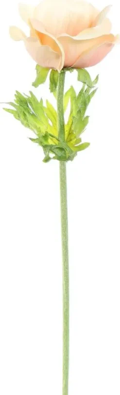 Pure Royal kunsttak anemone 60cm perzik