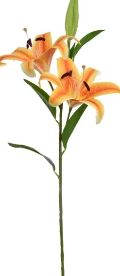 Pure Royal kunsttak lelie 87cm geel