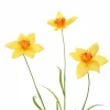 Pure Royal kunsttak narcis 70cm geel