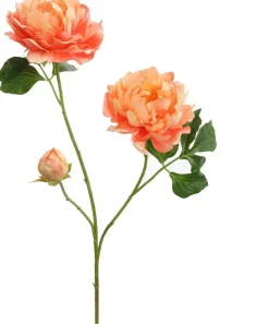 Pure Royal kunsttak pioenroos 80cm perzik