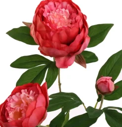 Pure Royal kunsttak pioen tak 70cm koraal