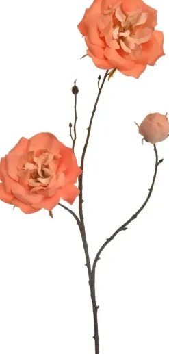 Pure Royal kunsttak roos 69cm oranje