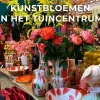 Pure Royal kunsttak roos 65cm vanille