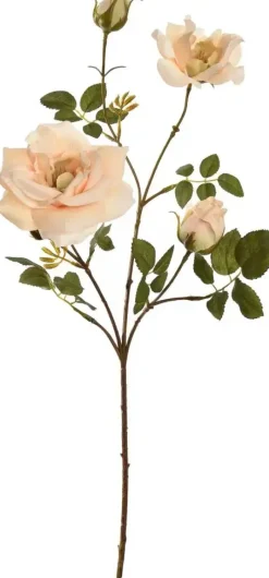 Pure Royal kunsttak roos 65cm vanille