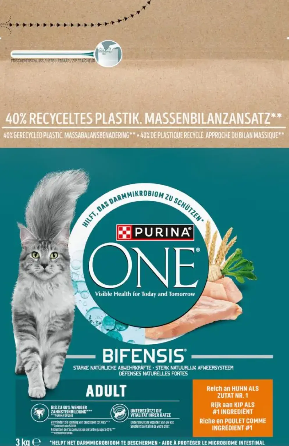 Purina One Adult kattenvoer kip 3kg