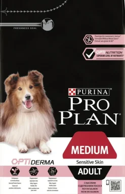 PURINA® PRO PLAN® Medium Adult Hond Sensitive Skin Rijk aan Zalm