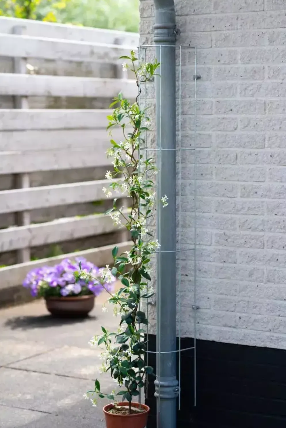 Regenpijp-klimrk metl b18h150cm glv
