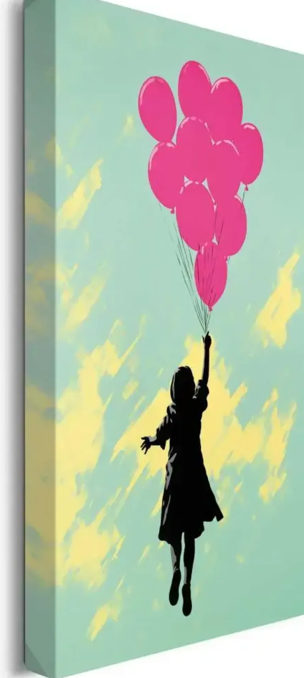 Reinders schilderij canvas balloons up 20x30cm colourful