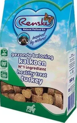 Renske Gezonde Beloning hartjes kalkoen 150g
