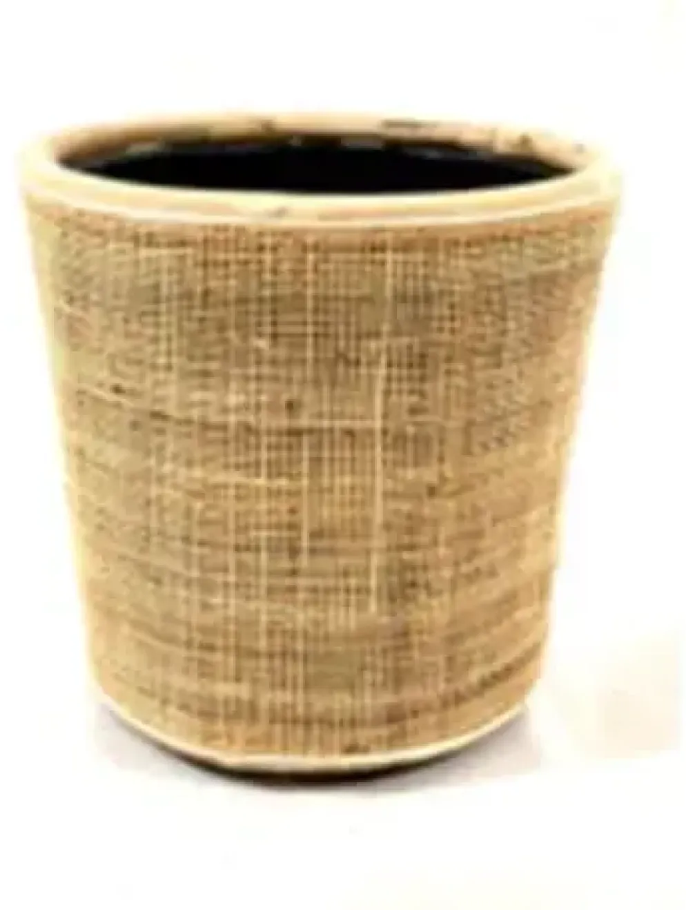 Rotan Drypot Webbing Blond plantenmand Ø42x42 cm