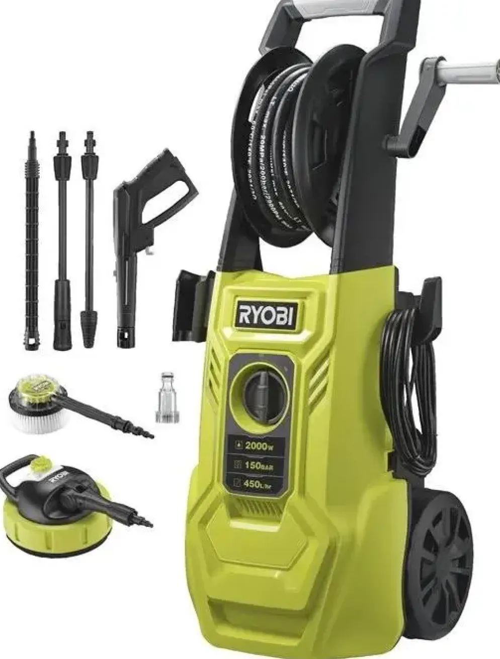 Ryobi 150 Bar elektrische hogedrukreiniger