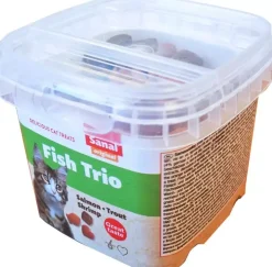 Sanal bites Fish Trio kattensnack, 75g