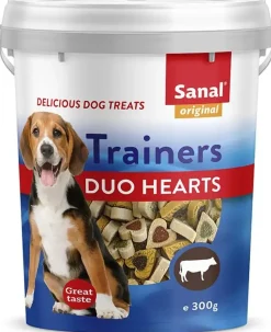 Sanal hondensnack Duo Hearts 300g