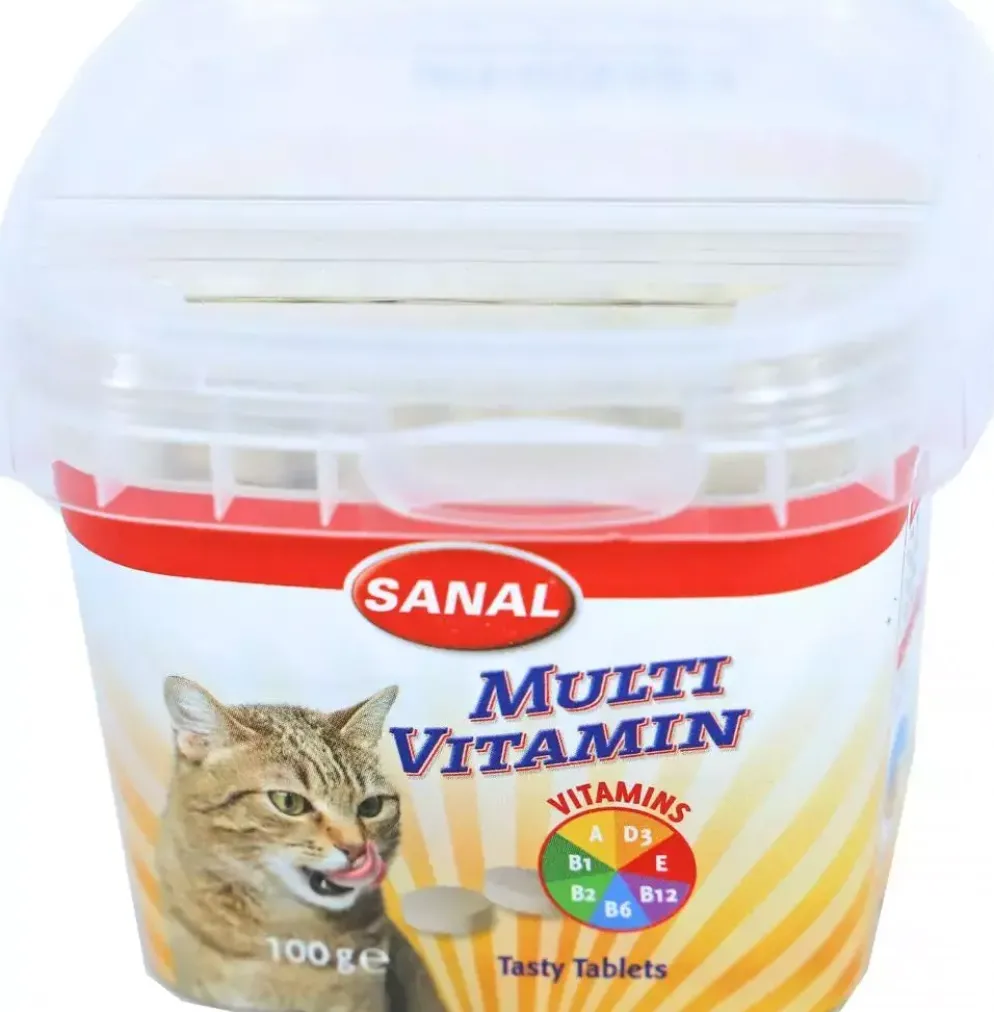 Sanal Multi Vitamin voor katten naturel, 100g