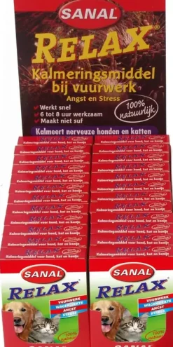 Sanal relax hond en kat 15 tabletten