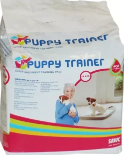 Savic puppy trainer medium, pak à 15 navulpads