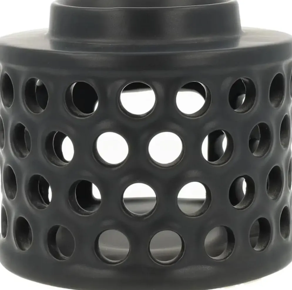 ScentChips geurbrander keramiek 13x13cm zwart