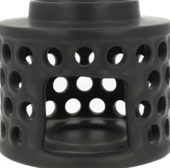 ScentChips geurbrander keramiek 13x13cm zwart