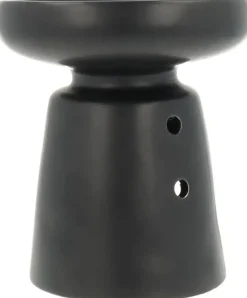 ScentChips geurbrander keramiek chalice 12x12x13cm zwart