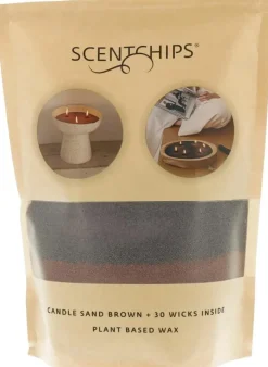 ScentChips kaarsenzand 500g bruin